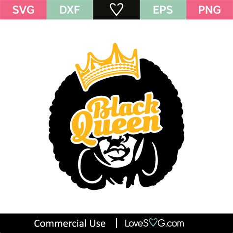 Black Queen SVG Cut File - Lovesvg.com