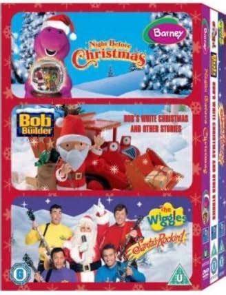 Bob the Builder, Barney and The Wiggles Triple Christmas Pack [DVD ...