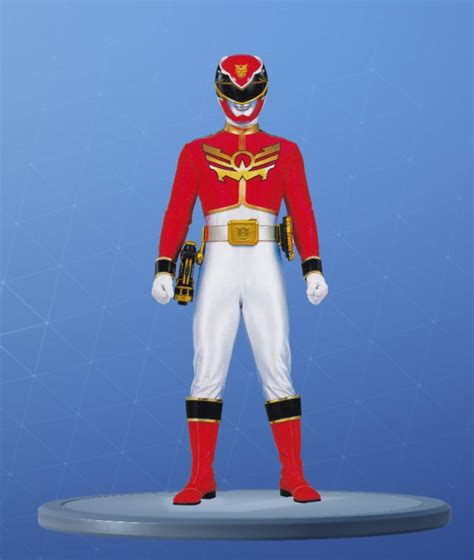 Fortnite Skin: Red Ranger by FutureAshton2044 on DeviantArt