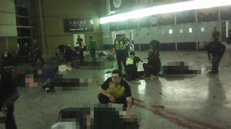 Carnage inside Manchester Arena foyer after suicide bomber leaves victims lying injured and dead ...