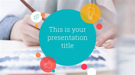 Escuela Creativa. Plantilla PowerPoint gratis y tema de Google Slides