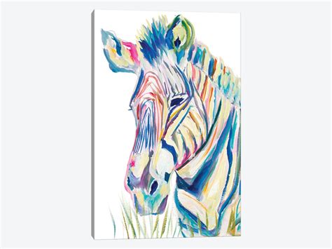 Colorful Zebra Drawings