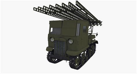 3d soviet katyusha rocket launcher