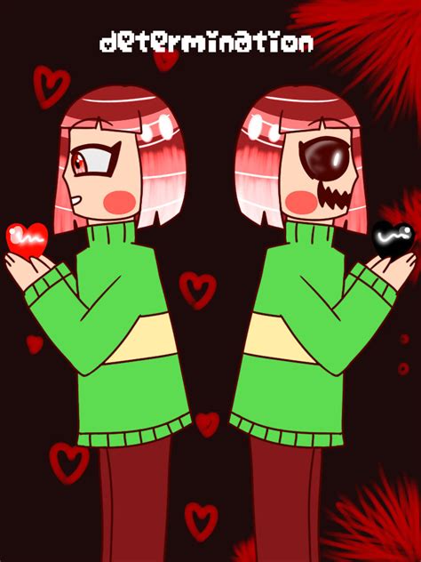 (Undertale) chara, Soul And Determination by Mimigaming200 on DeviantArt