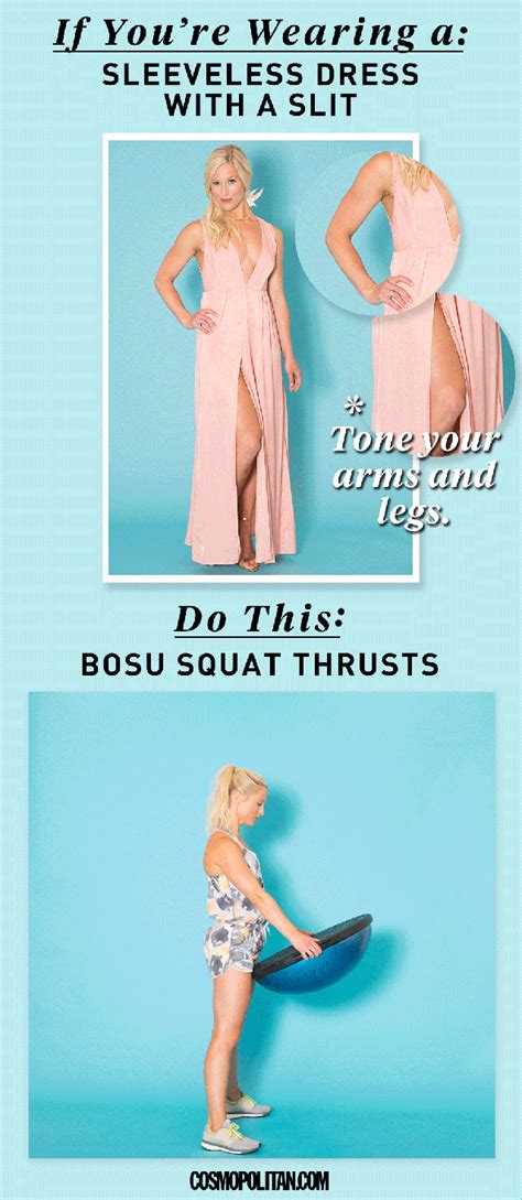 The Only Exercise You Need to Look Amazing in Any Bridesmaid Dress | Squat thrust, Fitness ...