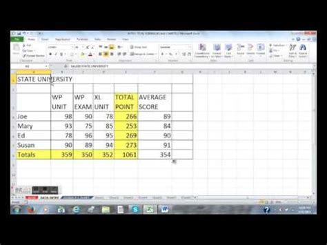 INTRO TO XL FORMULAS & CHARTS - YouTube