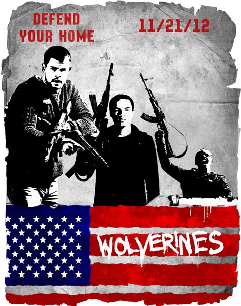 I just designed my own Red Dawn poster! United we stand, Wolverines ...