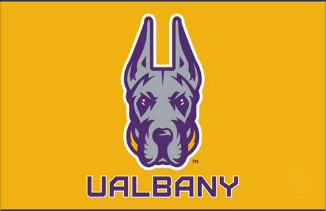 Albany Great Danes Logo - Primary Dark Logo - NCAA Division I (a-c ...