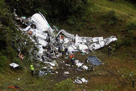 Colombia plane crash: Photos of LaMia airlines wreckage carrying Brazilian Chapecoense football team