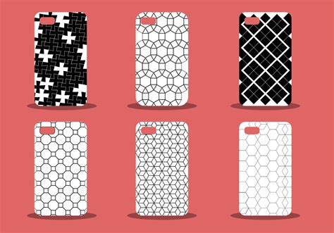 Trendy Phone Case Pattern Vector Set 121328 Vector Art at Vecteezy