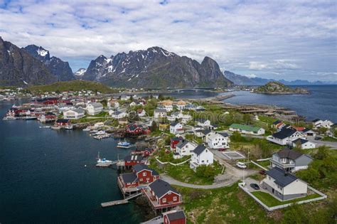 Reine Fishing Village on Lofoten Islands, Nordland. Norway Editorial Stock Photo - Image of ...