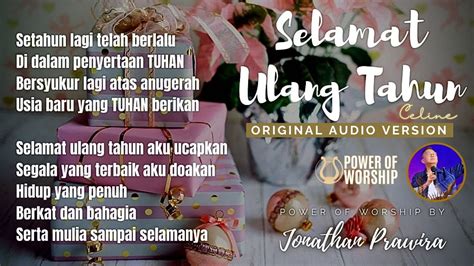 SELAMAT ULANG TAHUN - Celine | karya Ps Jonathan Prawira - YouTube Music