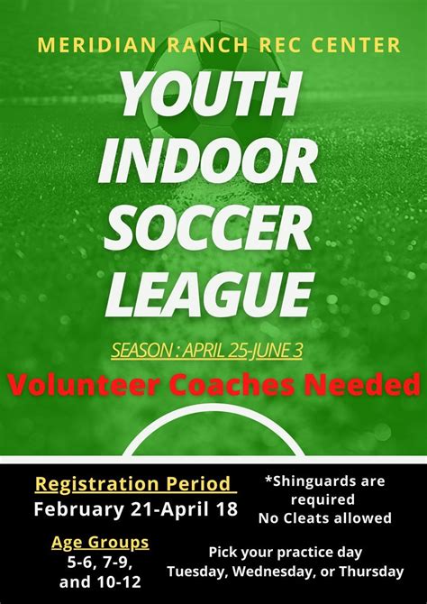 Youth Indoor Soccer League - MeridianRanch