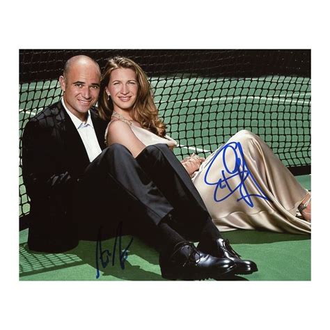 Signed Autograph AGASSI Andre + GRAF Steffi - All-Autographes.com