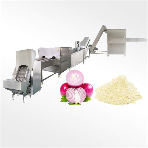 TCA Automated Onion Chopped Onion Slicing Drying Powder Machine Processing Production Line ...