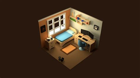 My Isometric Bedroom, George Mavroeidis on ArtStation at https://www.artstation.com/artwork ...