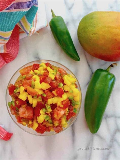 Mango Papaya Salsa Recipe - Great Eight Friends