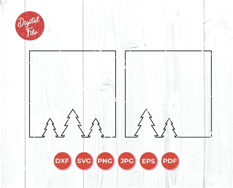 Christmas Border SVG, Christmas Frame SVG, Christmas Frame PNG ...