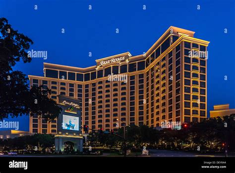 Beau Rivage Casino on the Mississippi Gulf Coast in Biloxi, MS Stock ...