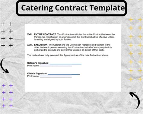 Catering Contract Catering Contract Template Catering Contract Form ...