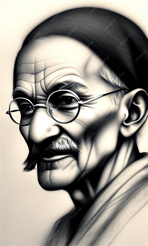 Premium AI Image | Mahatma gandhi indian freedom fighter 2 october