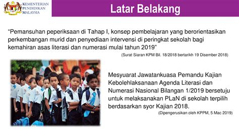 Cikgu Hijau: PLaN - Program Literasi dan Numerasi Sekolah Rendah Atau Primary Literacy and Numeracy