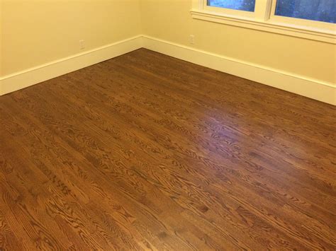 Minwax - Special walnut over red oak hardwood floors topped with Poloplaz's Primero oil modified ...