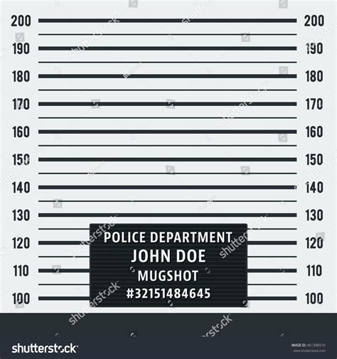 Police Mugshot Police Lineup On White Stock Vector (Royalty Free) 461398510 | Shutterstock