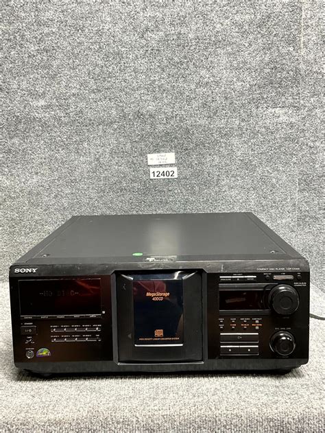 SONY CDP-CX455 Mega Storage 400 CD Player Changer Carousel | eBay