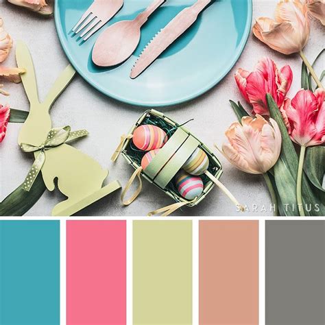 25 Easter Color Palettes | Easter colors, Spring color palette, Cool ...