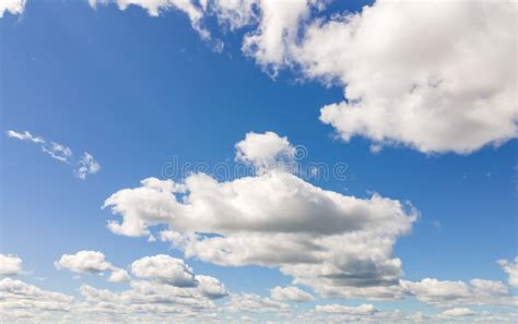 Blue Sky with Clouds To the Horizon Stock Photo - Image of horizont ...