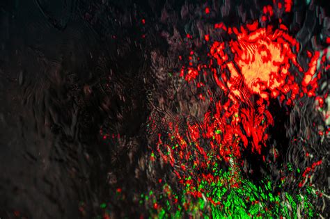 Red and Green Textured Painting · Free Stock Photo