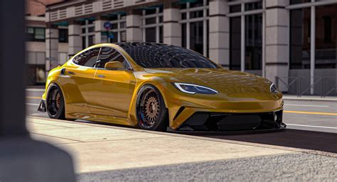 Tesla Model S Plaid Is No Longer A Sleeper With This New Widebody Kit ...