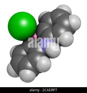 Adamsite or DM riot control agent. Stylized skeletal formula (chemical ...