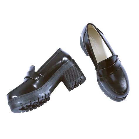 Japanese Black Anime School Shoes – Kuru Store