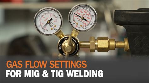 Gas Flow Settings for MIG & TIG Welding - YouTube