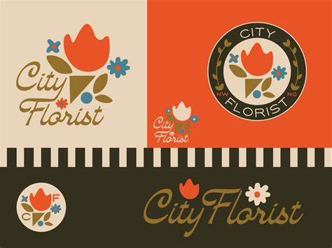 City Florist Brand Identity by Logan Hall on Dribbble