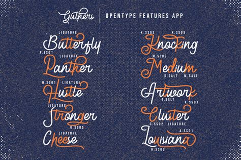 Guthers - Monoline Script Font on Yellow Images Creative Store