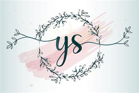 Premium Vector | Luxury feminine initial letter ys logo design