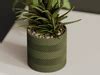 Modern ZigZag ribbed plant pot Vase diff. sizes by HpInvent - MakerWorld