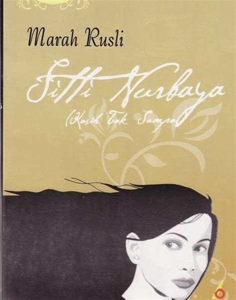 Novel Nostalgia: Novel Siti Nurbaya olih Marah Rusli