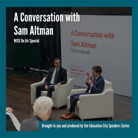 Stream episode 81: A Conversation with Sam Altman - Education City Speakers Series Special by ...