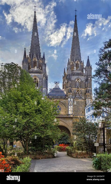 Bayonne Cathedral, France Stock Photo - Alamy