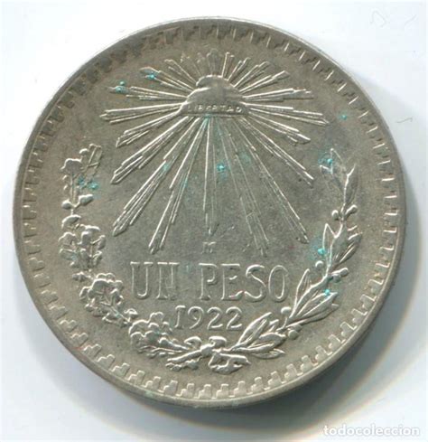 moneda de mexico 1922. 1 peso, plata 0,720 - Comprar Monedas antiguas ...