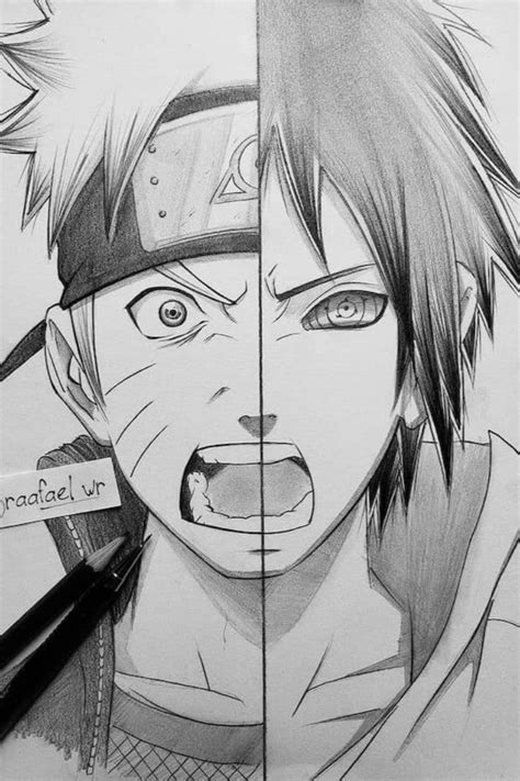 22 Awesome Naruto Drawings for Anime Artists - Beautiful Dawn Designs | Naruto drawings easy ...