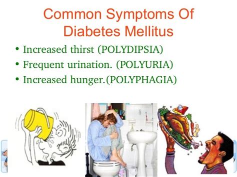 Sem symptoms and signs of diabetes