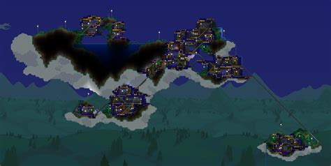 a floating island : r/Terraria