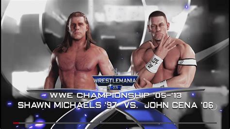 John Cena Vs Shawn Michaels Wrestlemania 23