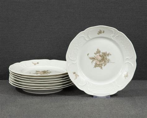 Rosenthal - Dinner plates (8) - Victorian Style - Porcelain - Catawiki