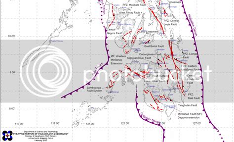 PHIVOLCS List of Fault Lines and Maps